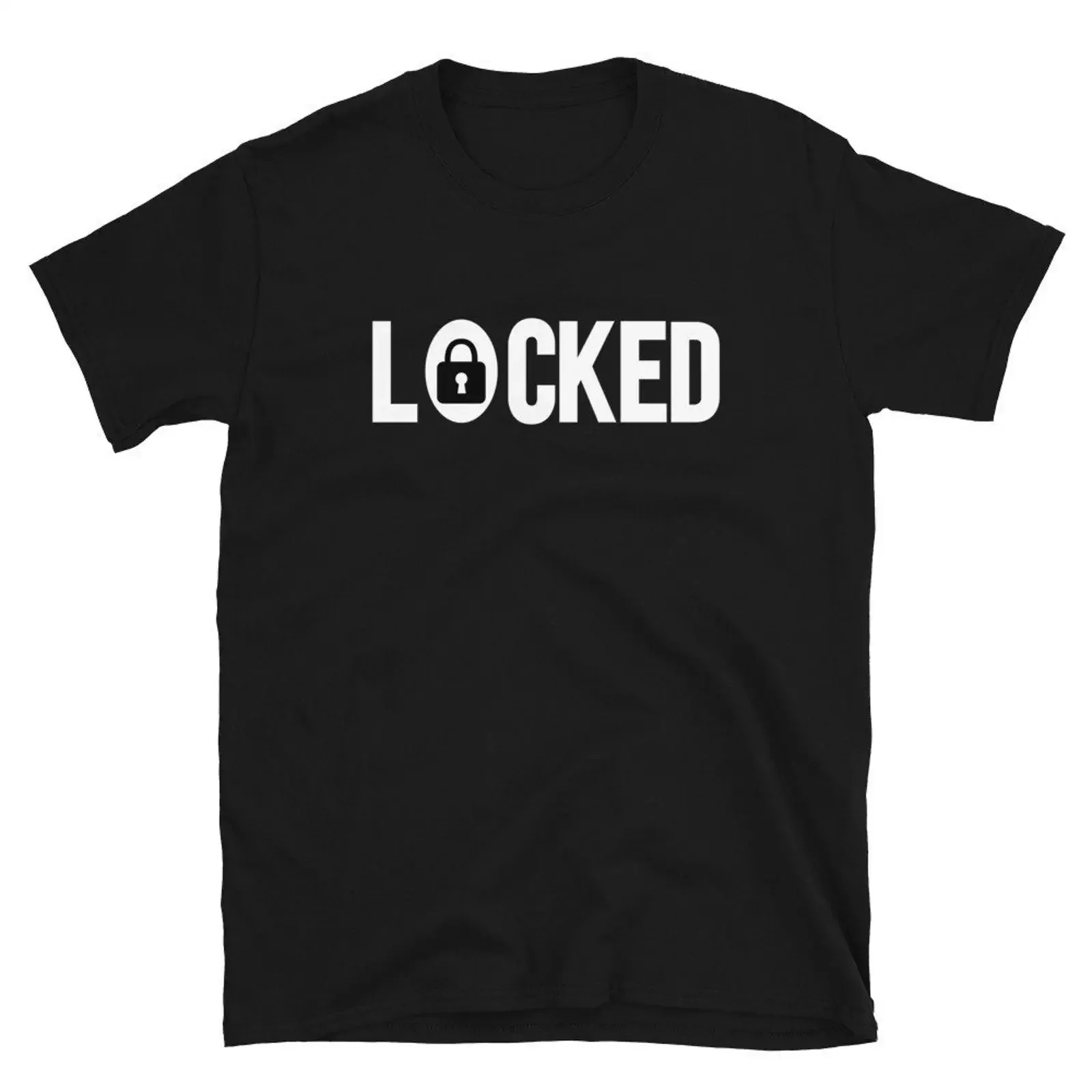 Locked Cuckold T Shirt Ring Spun Cotton Cuck vintage Washed homme Breathable graphic Comfortable fashion Versatile Soft Casual