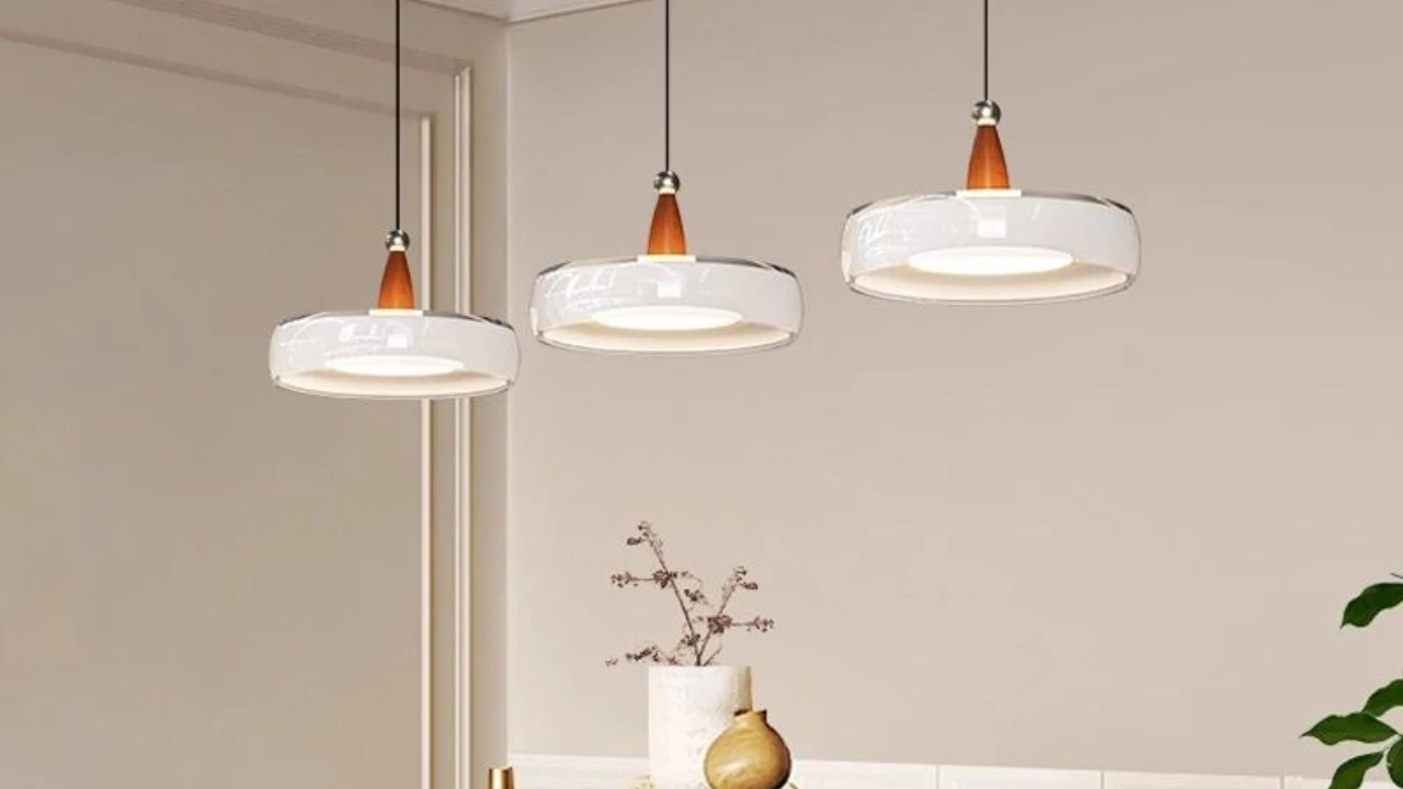 

Home bedside dining room pendant light antique style champagne hanging line light Japanese retro background wall lamp