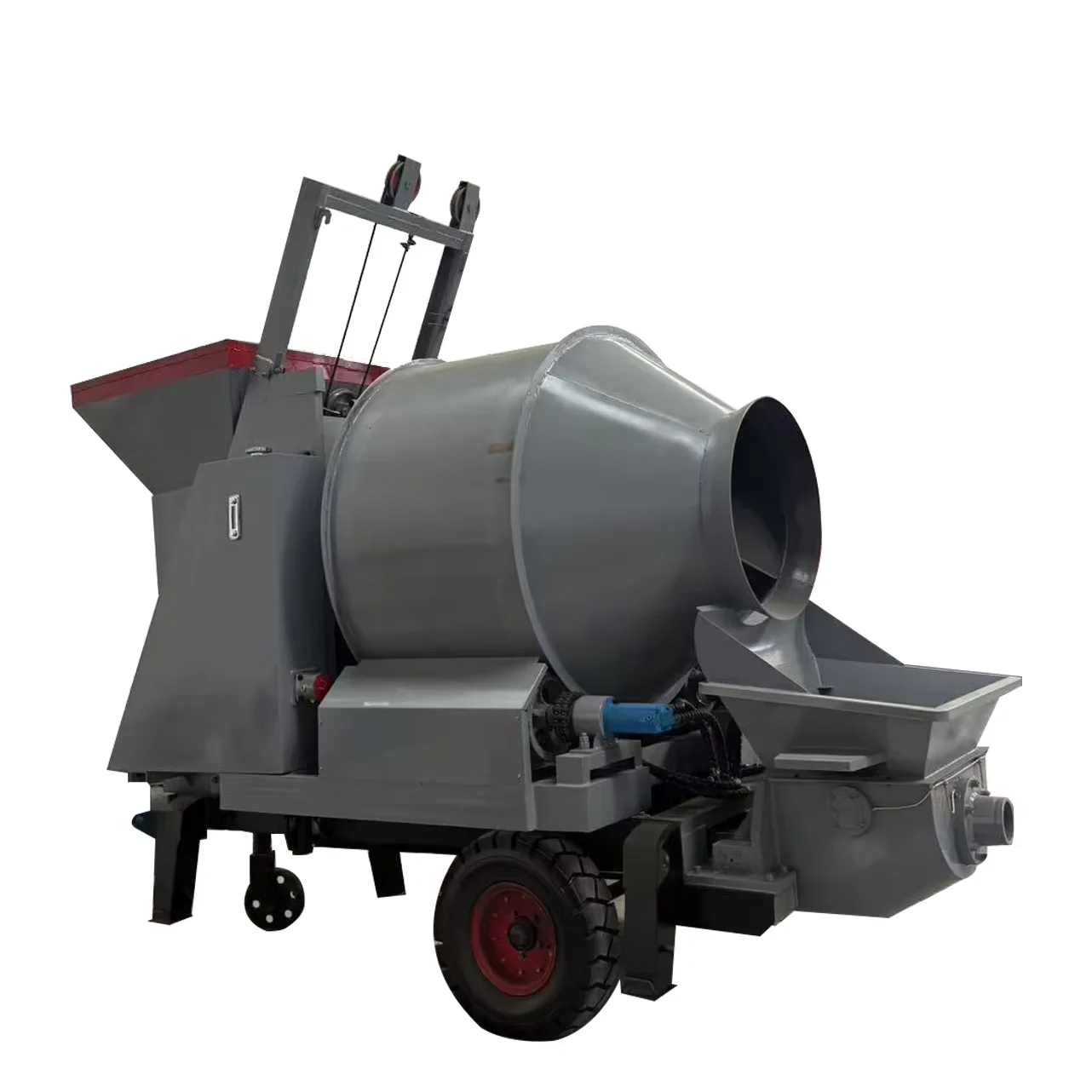 Diesel-Powered Integrated Concrete Mixing And Conveying Pump - For Tunnel Construction