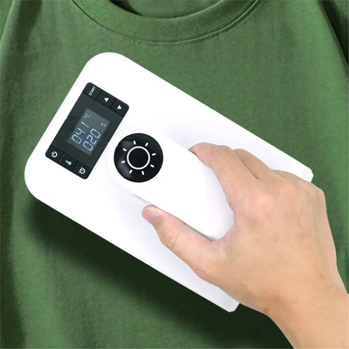 【COUNTDOWN DEAL】 Mini Heat Press Machine for T-Shirt Sublimation, Portable Iron Small Platen Easy Pressing EU Plug