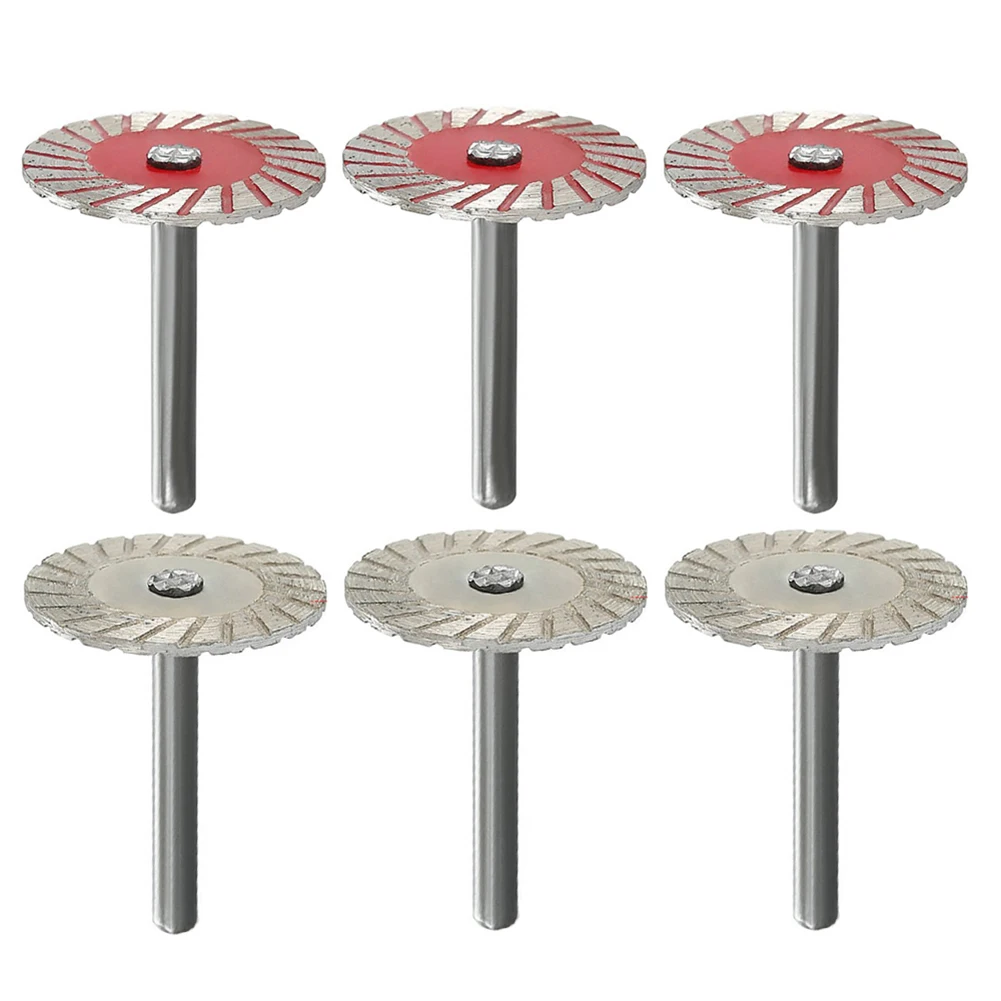 花崗岩電気グラインダー用のレッグクランプ付き6mmシャンク付き6mmカッティングディスク丸鋸刃