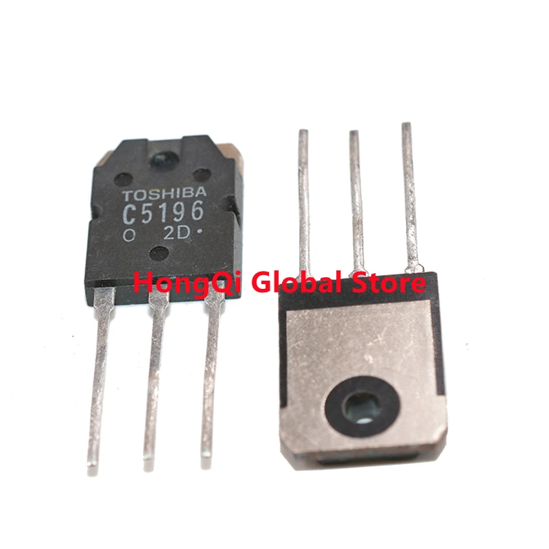 5Pairs(10PCS)/Lot New Original  2SA1939 A1939 1939 + 2SC5196 C5196 5196 TO-3P 6A 180V Silicon POWER AMPLIFIER APPLICATIONS