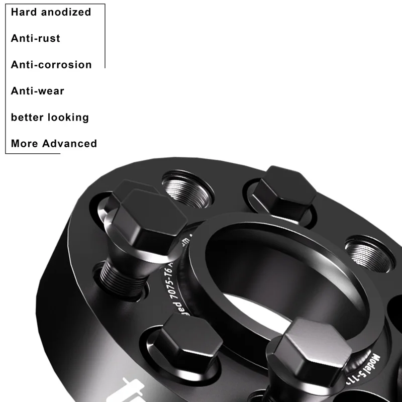 Dedicated for Jetour Traveler 2023 2024 / Jetour T2 2024 Flange Plate T6-7075 Wheel Spacers Aluminum Hub widened Adapter