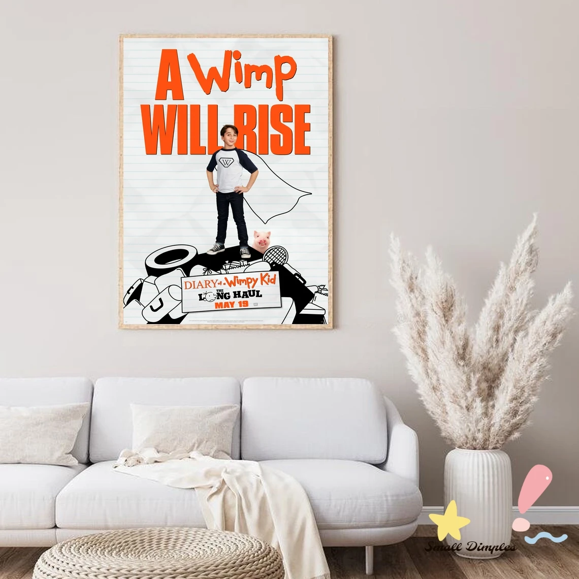 Diary Of A Wimpy Kid The Long Haul Movie Poster Canvas Art Print Home Decoration Wall Painting ( No Frame )