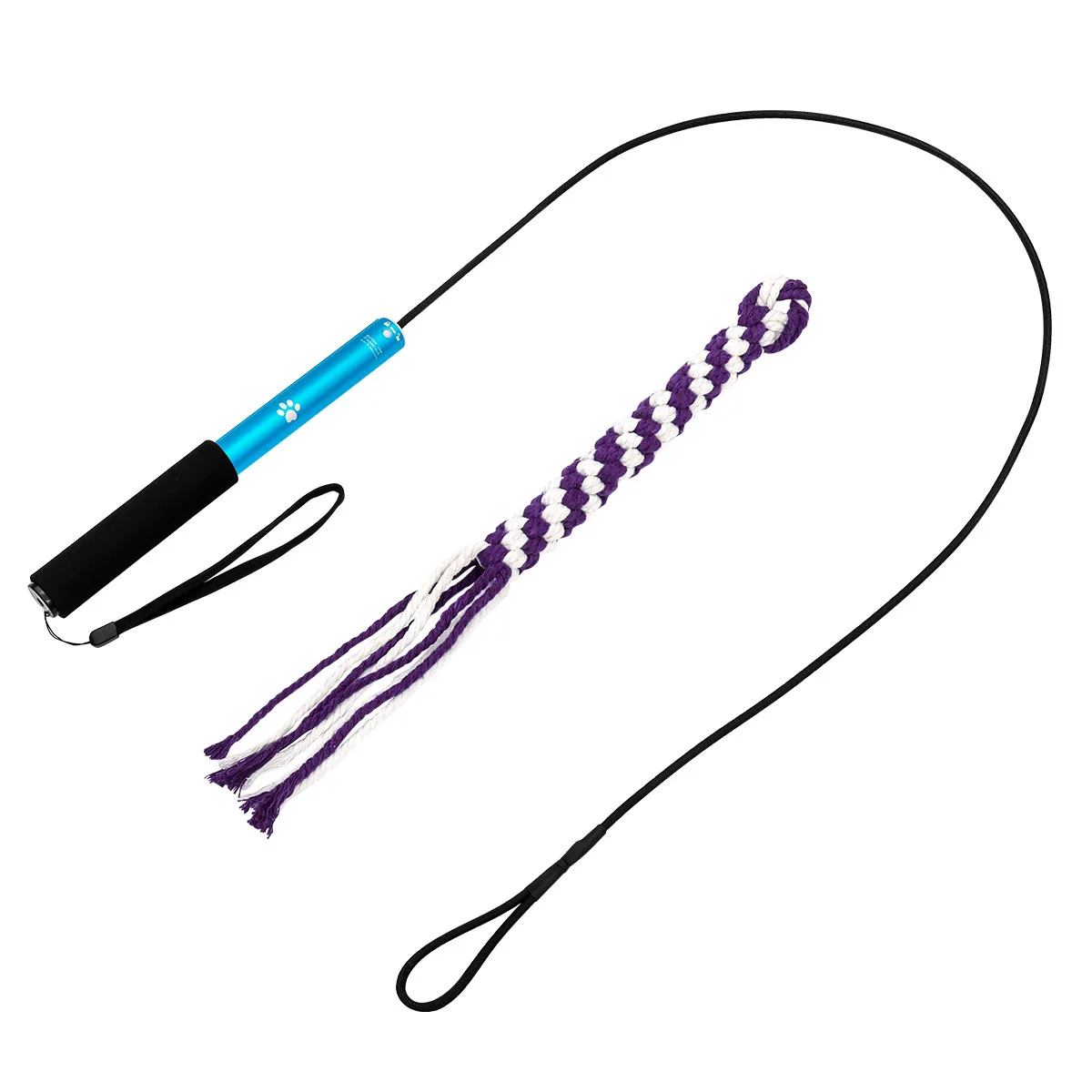 

1Pcs Interactive Puppy Extendable Flirt Pole Sturdy Dog Teaser Pet Training Exerciser Stick for Obedience and Exercise