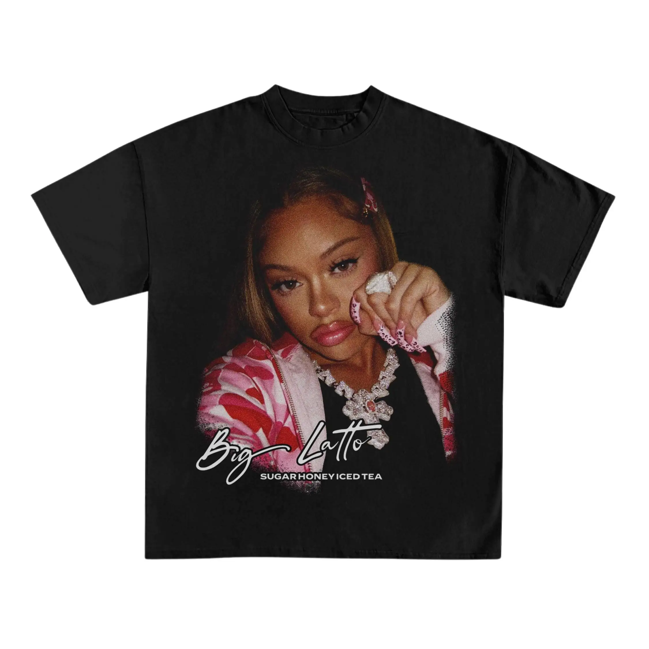 لاتو تي شيرت الهيب هوب تي شيرت كبير مغني الراب