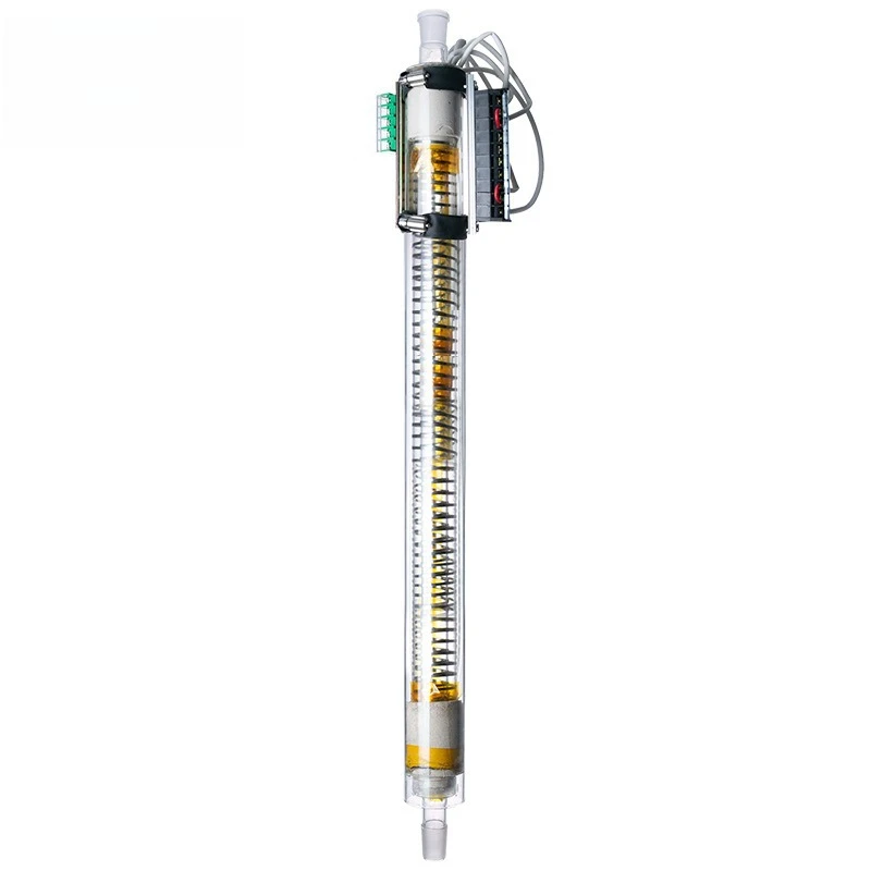 Laboratory vacuum silver-plated glass rectifying column rectifying kettle accessories, electrically heated rectifying column