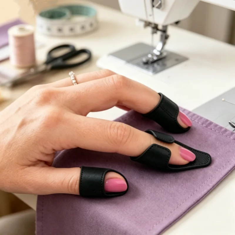 3D Printed Sewing Finger Protector Clip Open Nail Design Thimble Anti-prick Needle Finger Guard For Tailor Sewing Craft Tools