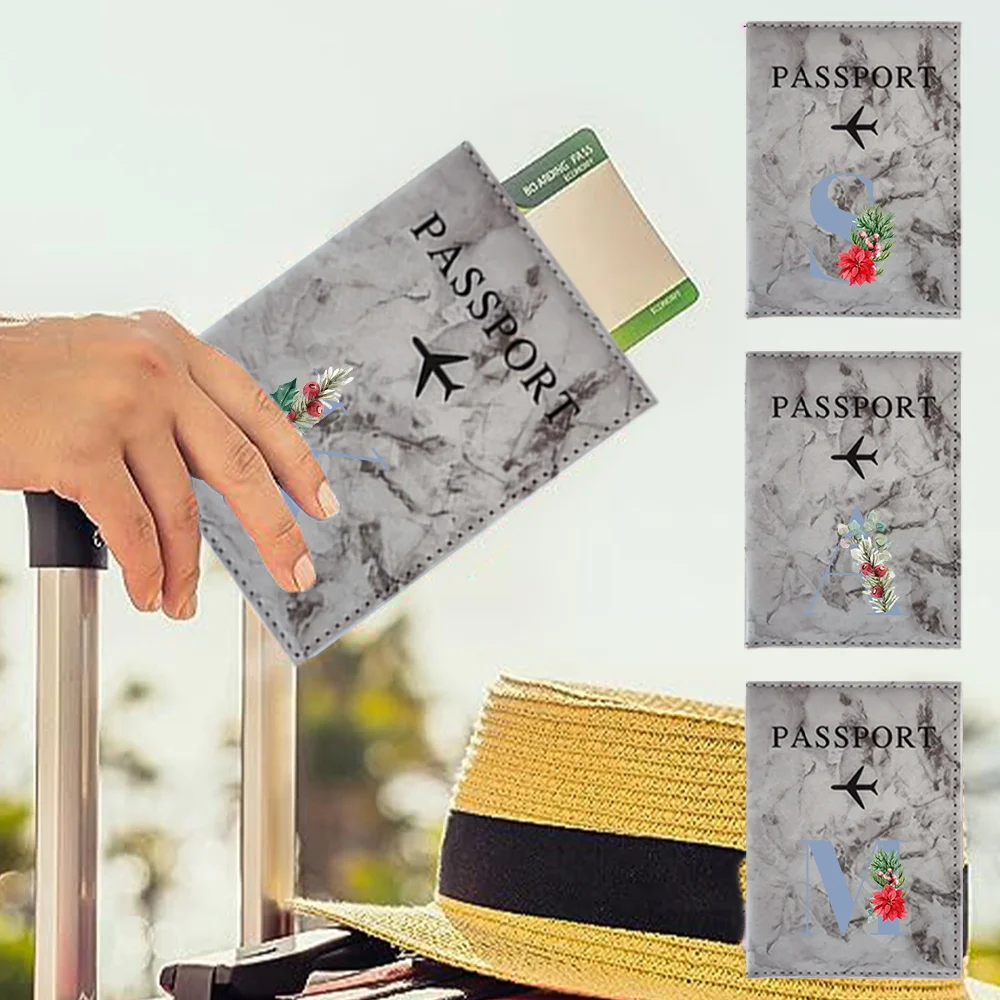 Passport Cover Multi-Function Certificate Storage Bag Unisex Credit Card Passport Storage Bags Blue Series Travel Essentials