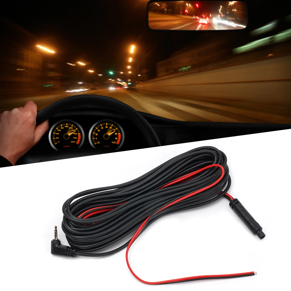 10 Meter 4 Pin AV Cable for Rear Camera System with Reversing Signal and Compatibility for Mirror Dash Recorders