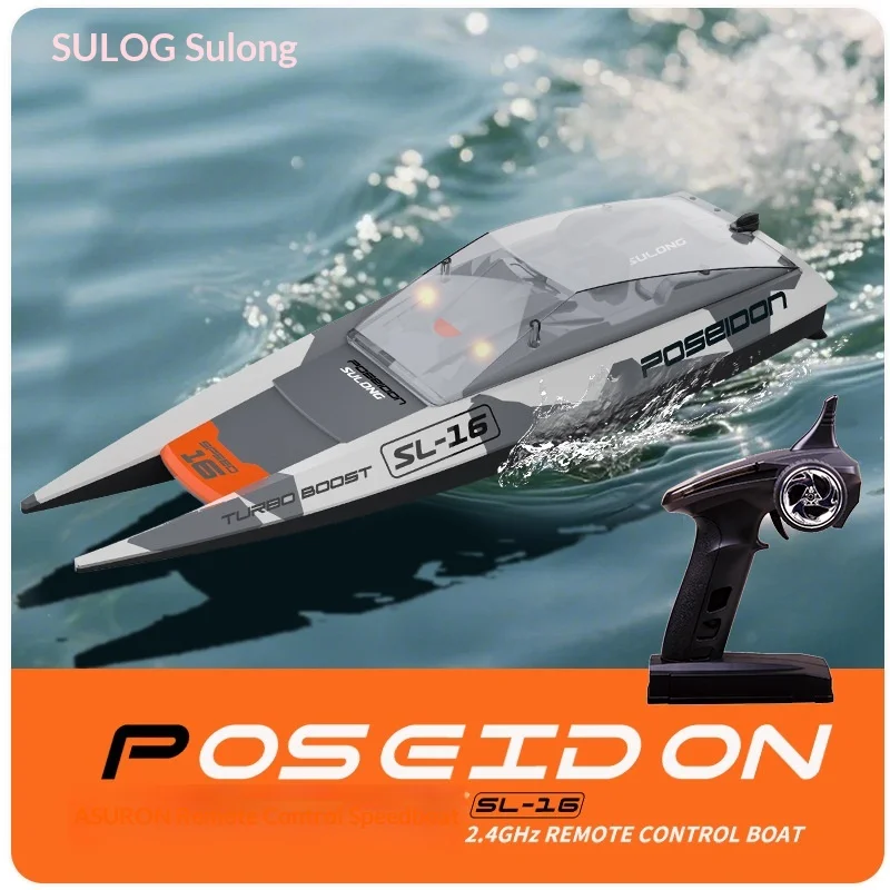 Fernbedienung Boot Drahtlose Elektrische 2,4G Poseidon Fernbedienung Schnellboot High-speed Wasser Spielzeug Modell SL-8026A