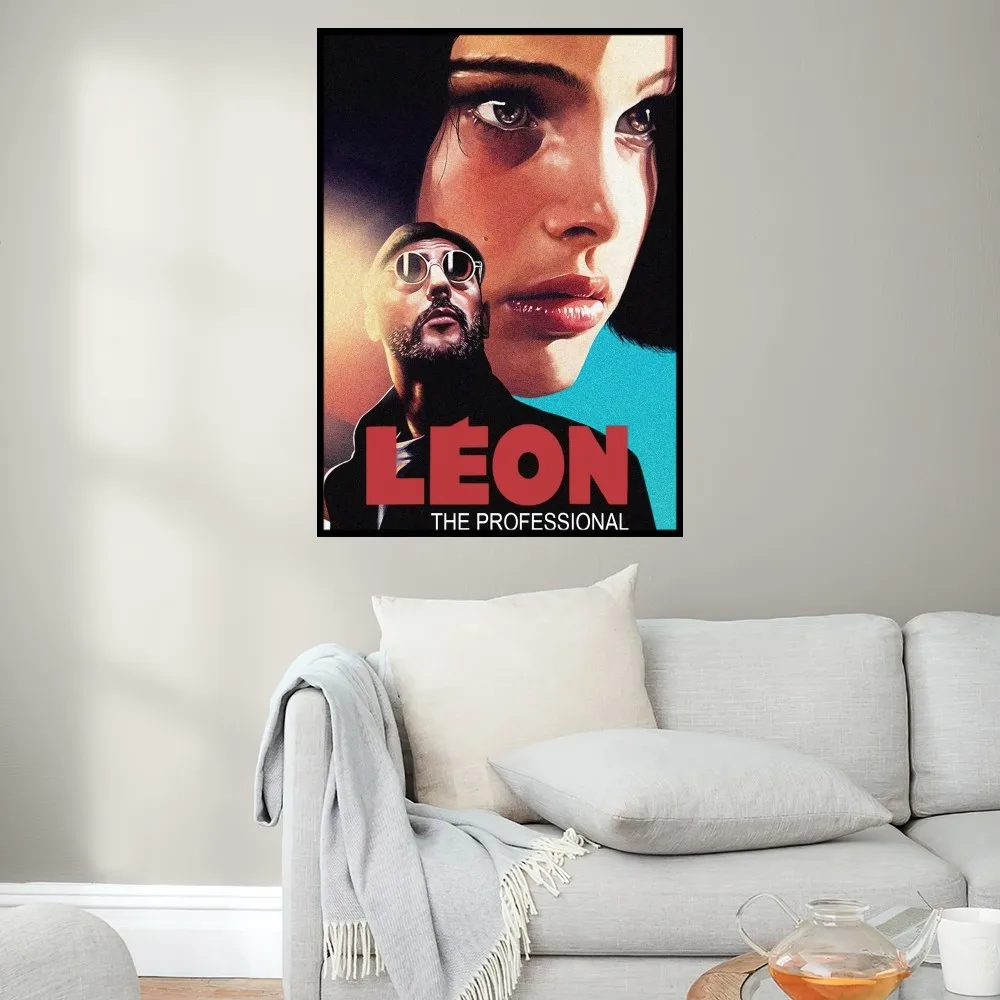 Classic Film Leon The Professional Poster Prints Wall Painting Bedroom Living Room Decoration Office Small