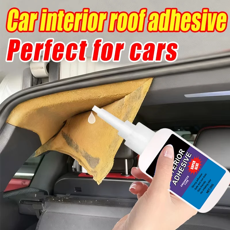Car Headliner Fabric Repair Glue Auto Ceiling Liner Adhesive For Detached Roof Leather Door Panel Interior Fix 25G