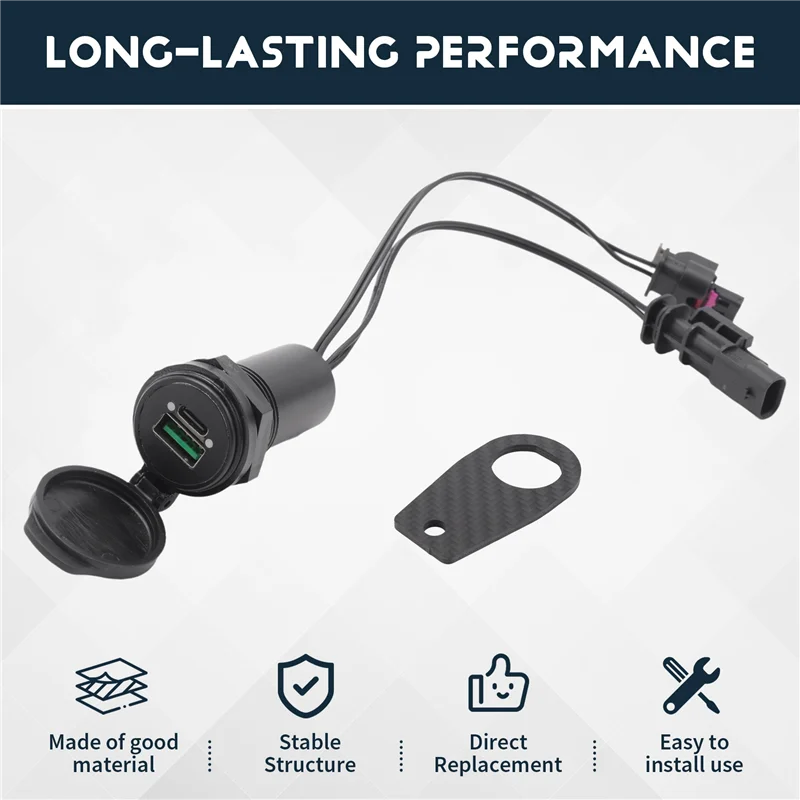 

High Quality Motorcycle Double USB Interface For BMW F700GS/ADV