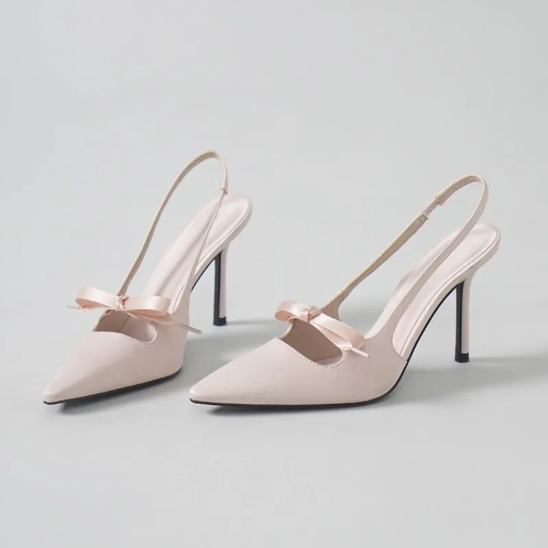 

Pointed Women's Heels for Ladies Shoe Summer Sandals 2025 High Heels Luxury Woman Sandals Dress High Quality Fashion Sandals