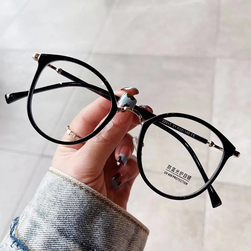 Korean Stylish Women\'s Glasses Frame High Quality Blue Light Blocking Eyeglasses Woman New Fashion Female Eye Glasses