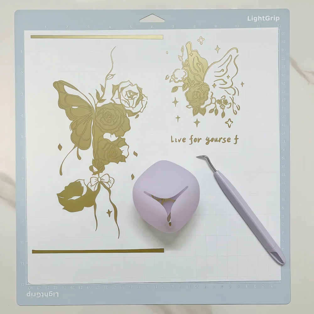 1 قطعة/2 قطعة جامع خردة إزالة الأعشاب الضارة من الفينيل الحرفي ، أدوات إزالة الأعشاب الضارة من السيليكون/أداة إزالة الأعشاب الضارة من الفينيل ، تخزين لملحقات الكريكت ، صورة ظلية.