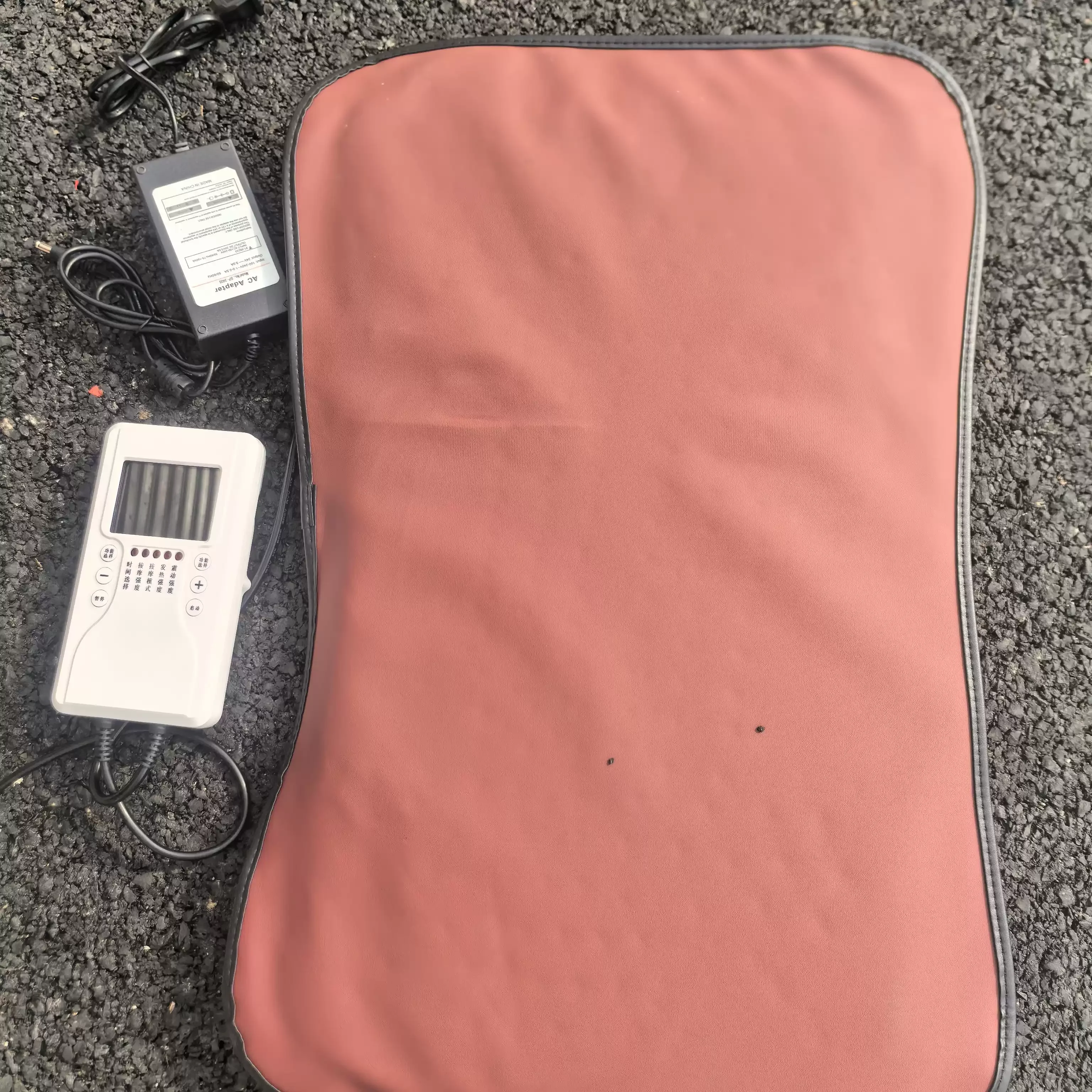 Heating Belt for Abdomen and Back, Electric Massage Belt with 3 Heat Levels, Soft Waiver Pad for Muscle Relaxation