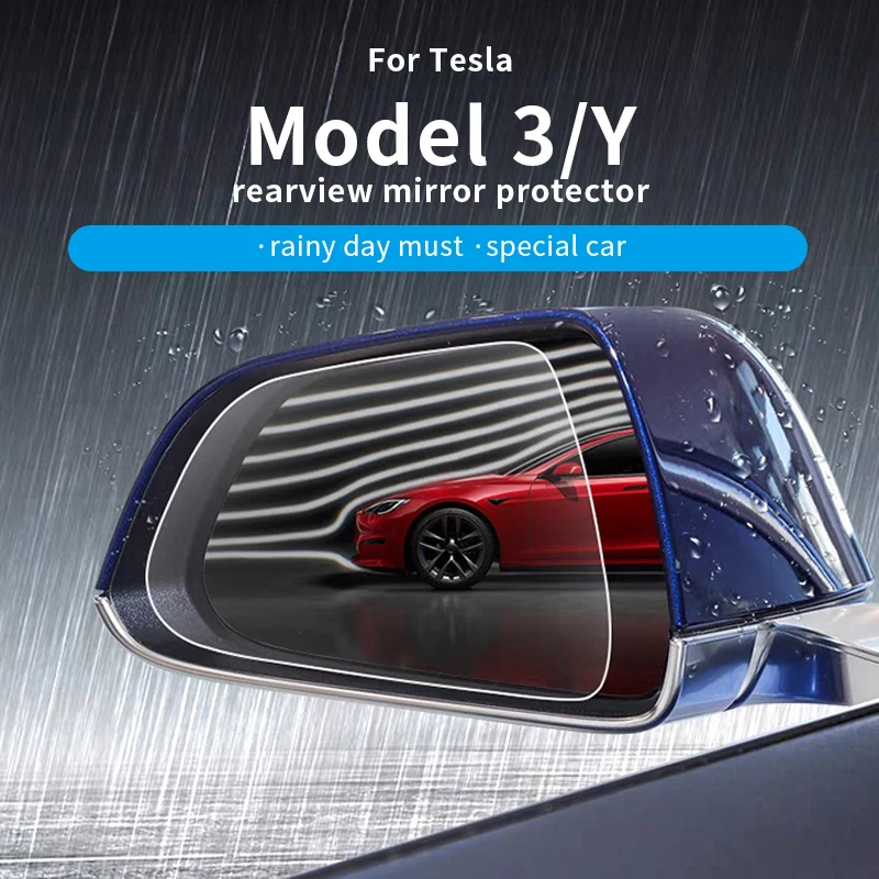 

Suitable for Tesla model3/Y rain film, car side window reflective rearview mirror, anti-fog and rain sticker