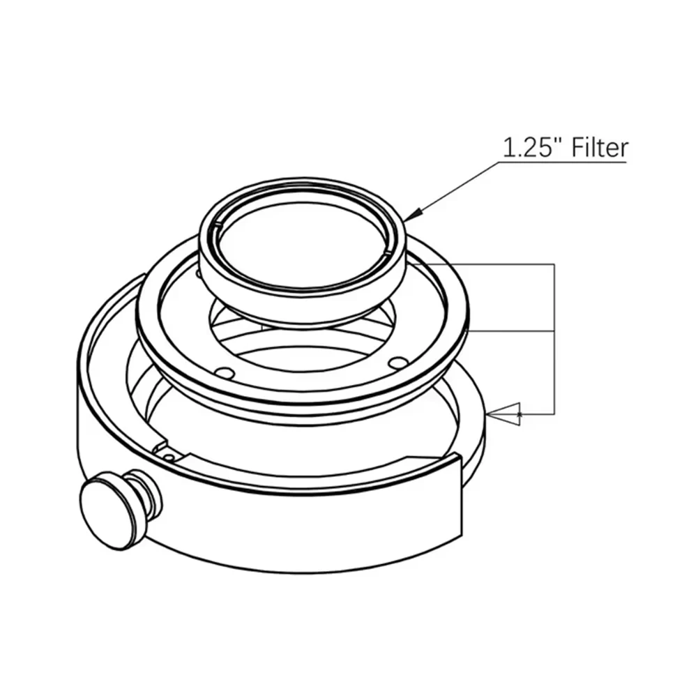 

Переходное кольцо фильтра ABJV M48-5,5 от 2 до 1,25 дюйма, адаптируемое для езды на велосипеде и колесах/ящика фильтра