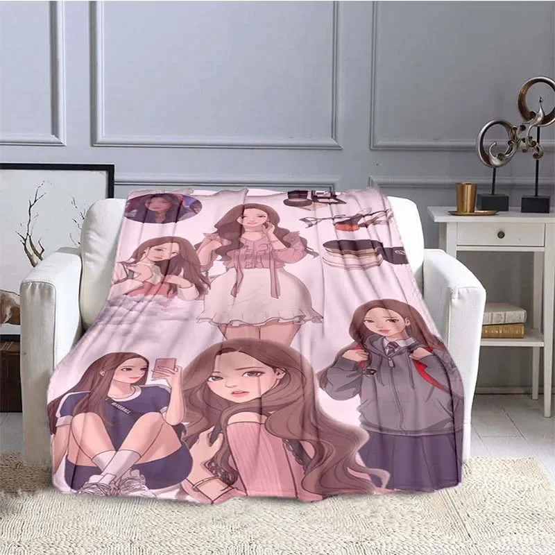 True Beauty Series Hwang in Youp Cha EunWoo Flannel Blanket Star Art Warm Throw Blanket for Bed Bedroom Sofa Picnic Blanket Gift