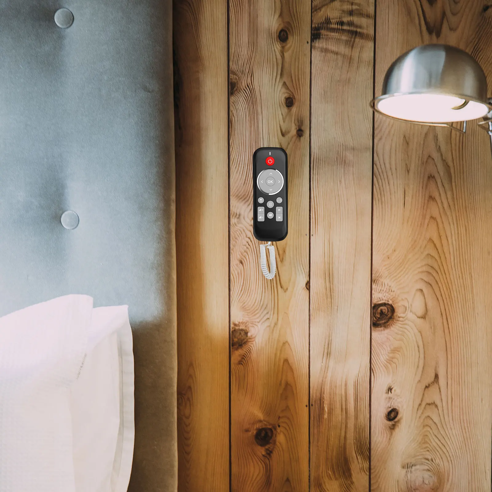 

2pcs Anti-Loss Rope Hook For Remote Control No Drill Square Design Remote Tether Security Cable Retractable Holder