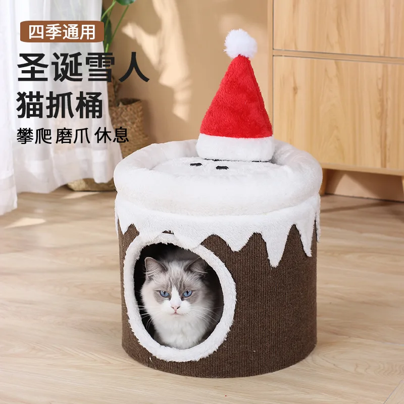 

Santa Claus cat tree, climbing frame, sisal cat scratching board, pet scratching post, jumping platform, toy supplies