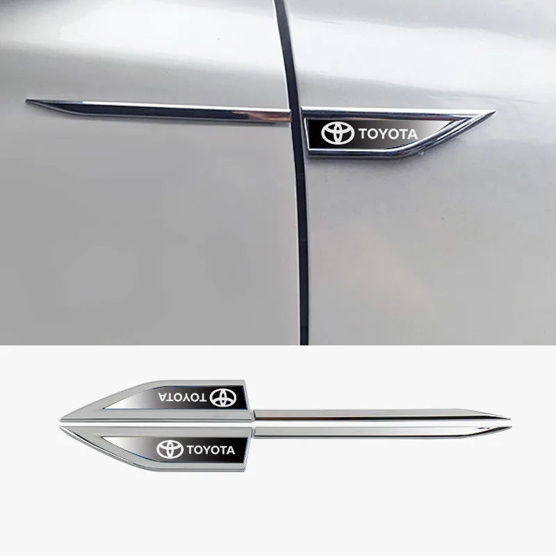 جسم السيارة واقية ملصق سيارة درابزين الجانب شفرة شارة لشركة هيونداي سوناتا إلنترا أكسنت سانتا في توكسون IX35 كونا أزيرا I30