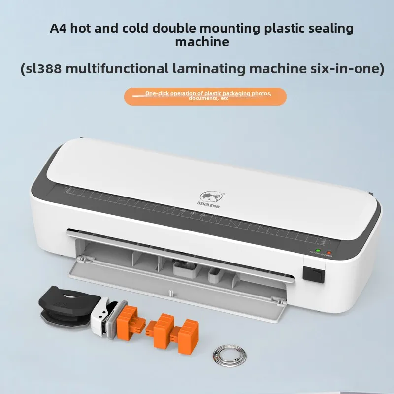 آلة الترقق SL388 التحكم الذكي في درجة الحرارة مع التسخين السريع 6IN1 آلة تغليف الصور والوثائق متعددة الوظائف