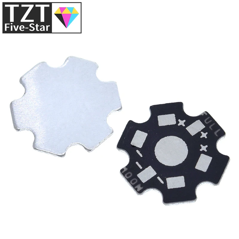 10/50pcs/lot TZT 1W 3W 5W High Power LED Heat Sink Aluminum Base Plate