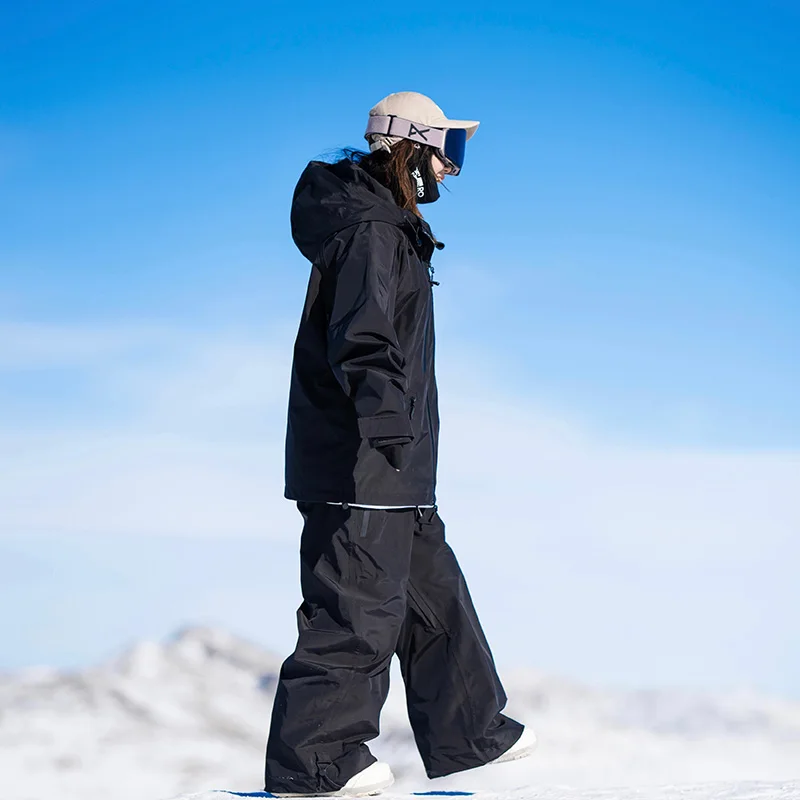 NuJune X Zachariah Men's Ski Suit Windproof Warm Thick Loose