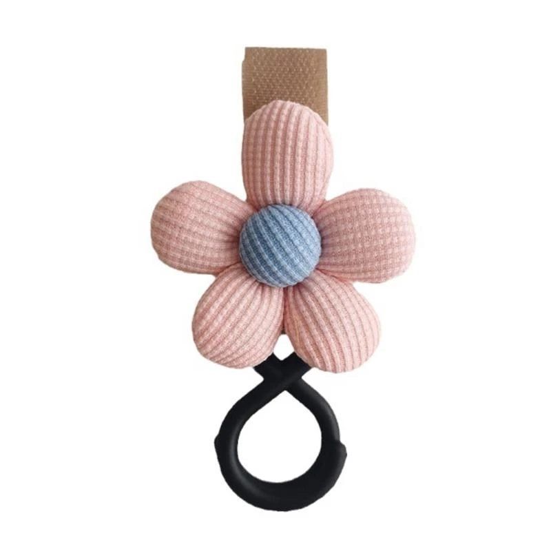 

652F Trendy Floral Patterned Baby Stroller Attachment Stroller Hook Strong & Long Lasting Perfect for Parents with Infants