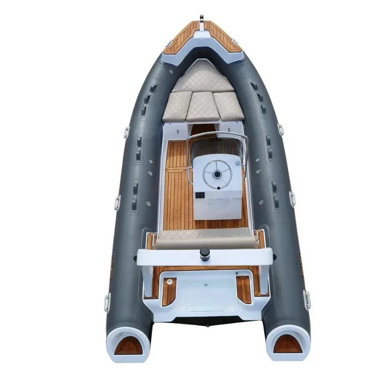 Ample thickened fiberglass yacht speedboat fishing rubber boat