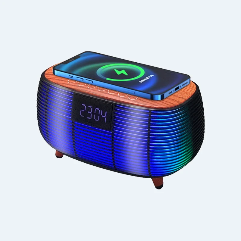 Latest 2024 model Wireless Speaker with RGB Colorful LED Light  Charger Magsafe 2400mAh Support Battery Handsfree