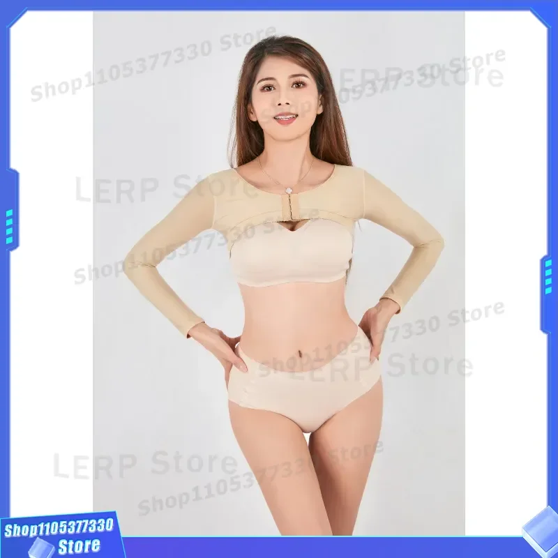 Post Surgery Compression Top Half Body Shapewear Strong Pressure Arm Slimming Breast Support Fixation Garment for Women