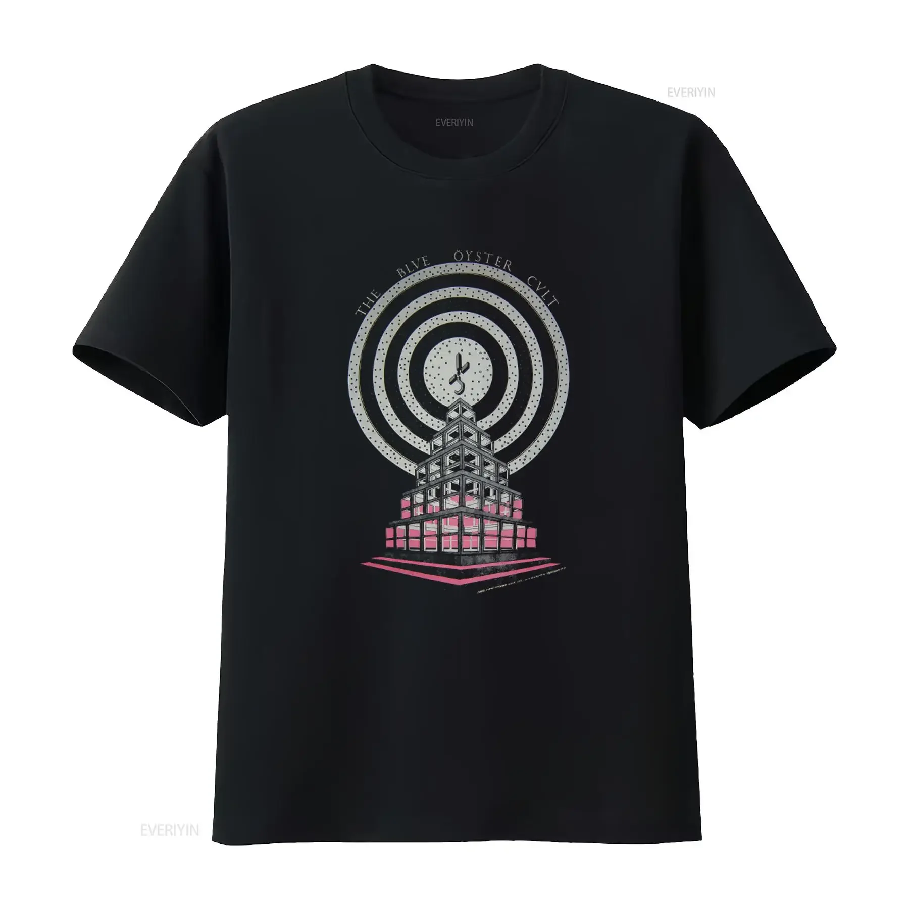 Blue Oyster Cult Concert Cotton Black Men's T Shirt S 234Xl Mm525 vintage Washed Comfortable streetwear Slightly