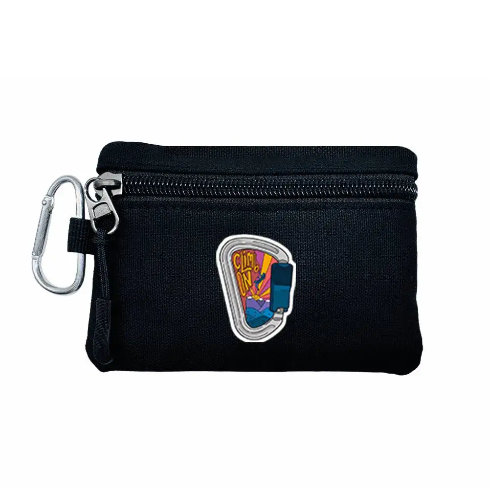 Climb on Adventure Mini Coin Purse Portable Outdoor Storage Pouch Mini Wallet for Keys Cards Earphones Men Women Daily Carry