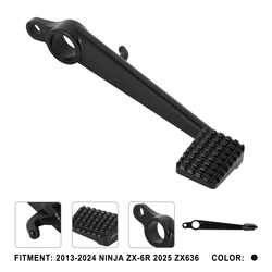 Motorcycles Accessories Rear Foot Brake Pedal Lever Aluminum Parts For Kawasaki NINJA ZX6R 2013-2024 ZX636 2025 Moto Dirt Bike