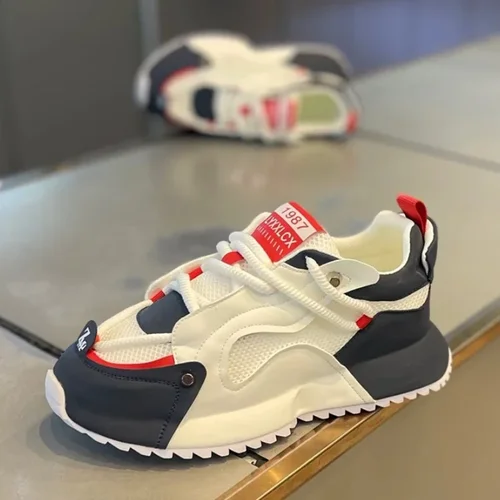 남성용 패션 에어 쿠션 운동화, 메쉬 통기성 캐주얼 신발, 브랜드 미끄럼 방지 운동화, 테니스 남성 운동화