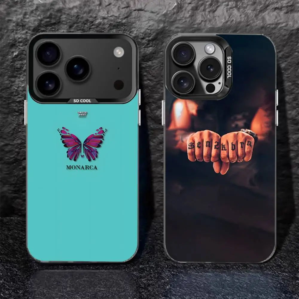 

E-Eladio C-Carrion DON KBRN Phone Case For iPhone 17,16,15,14,13,12,11,Pro,Max,Plus,Black Matte Shockproof Cover