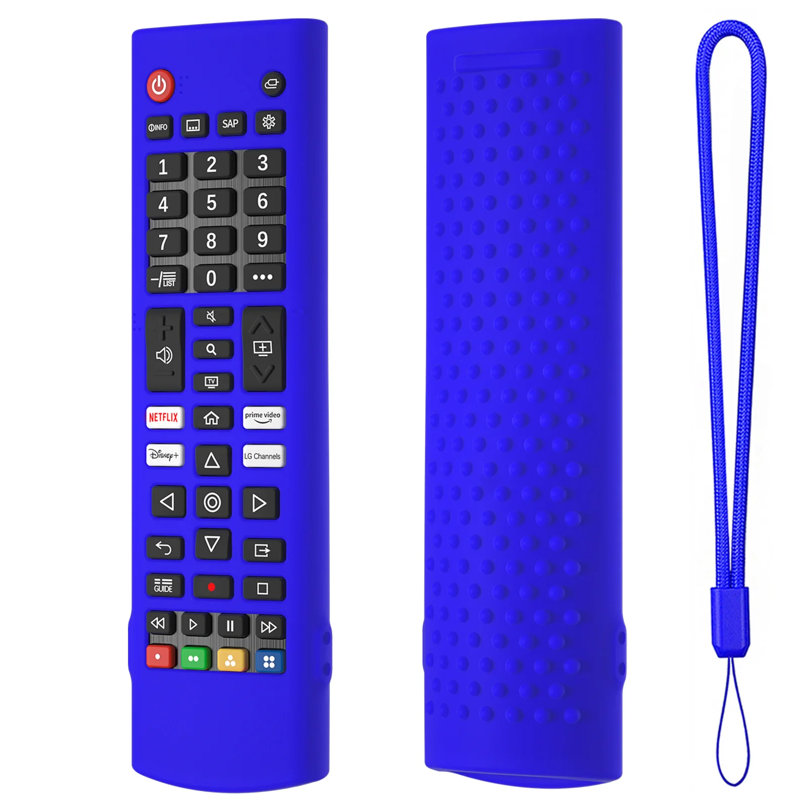 Funda protectora de silicona para Control remoto de TV inteligente, compatible con LG AKB75375604, AKB75095302, AKB73715601