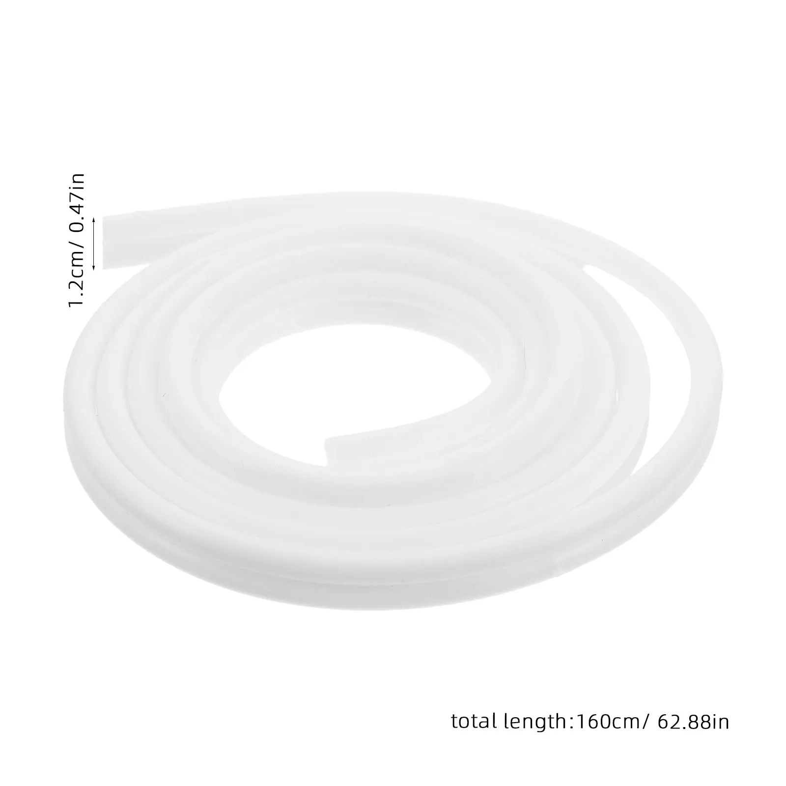 63 Inch Facial Suction Pen Tube Internal Hose Vacuum Tubing Replacement Beauty Machine Handpiece for Home Spa Salon Skincare