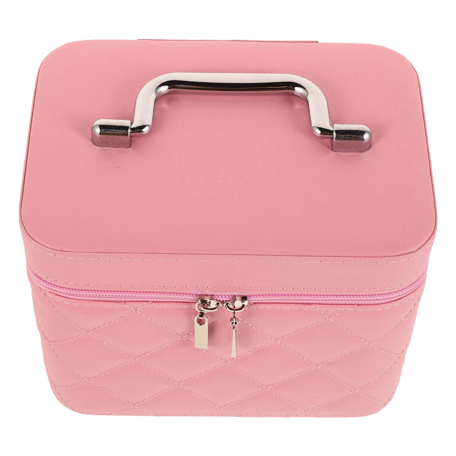 

Makeup Organizer Stylish Design Proper Travel Cases Capacity Reliable Material Traveling Daily Use Case