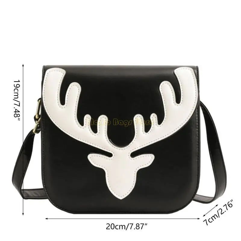 X90D Versatile borsa a tracolla in PU con tracolla natalizia in PU per donna