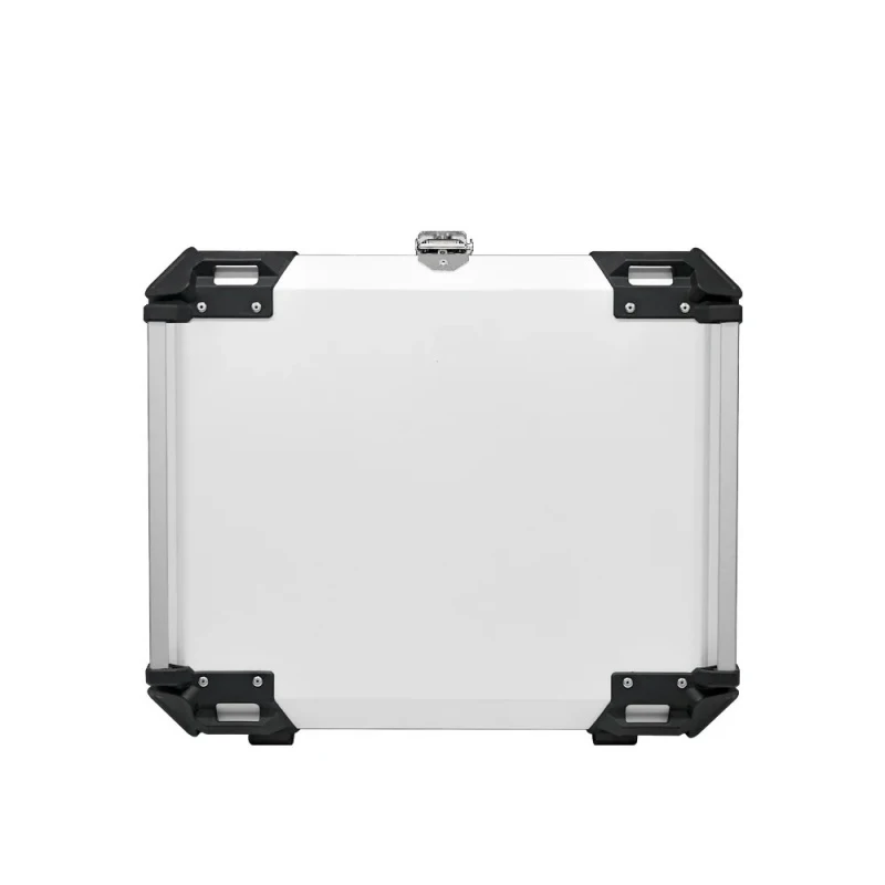 85L Alloy Motorcycle Tail Box, Extra Large Capacity, Waterproof and Shatter-Resnt, Double-Lock Quick Release