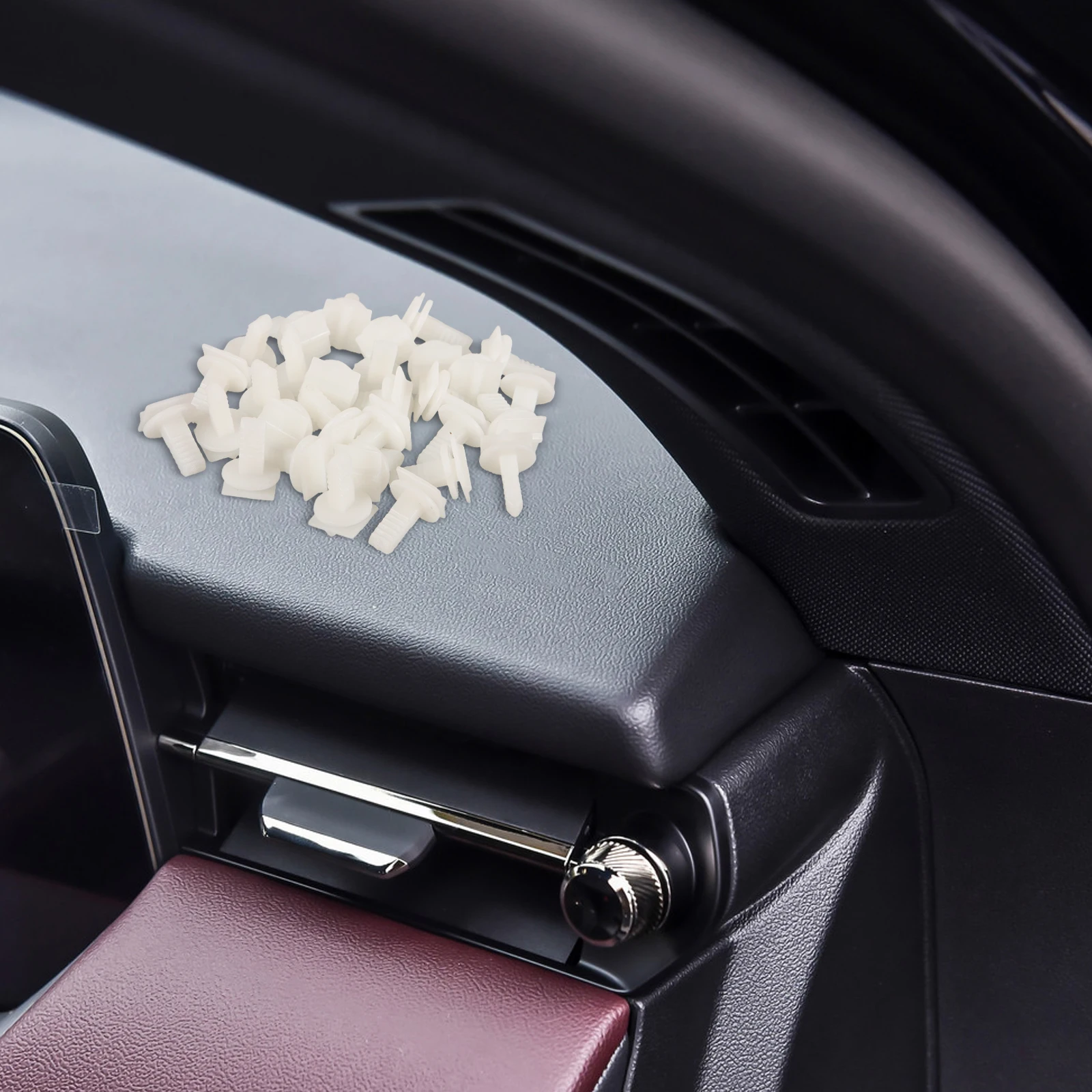 

30pcs Windshield Clips Car Plastic Automotive Fastener Kit Door Panel Glass Body Clips for Cars Mondéo Fiesta