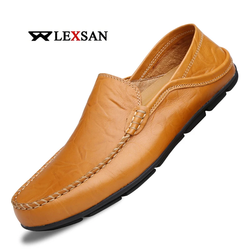 Men's Leather Casual Loafers Shoes Wedding Dress Shoes New Big Size Moccasins Shoes Suede Shoes High Quality Zapatos