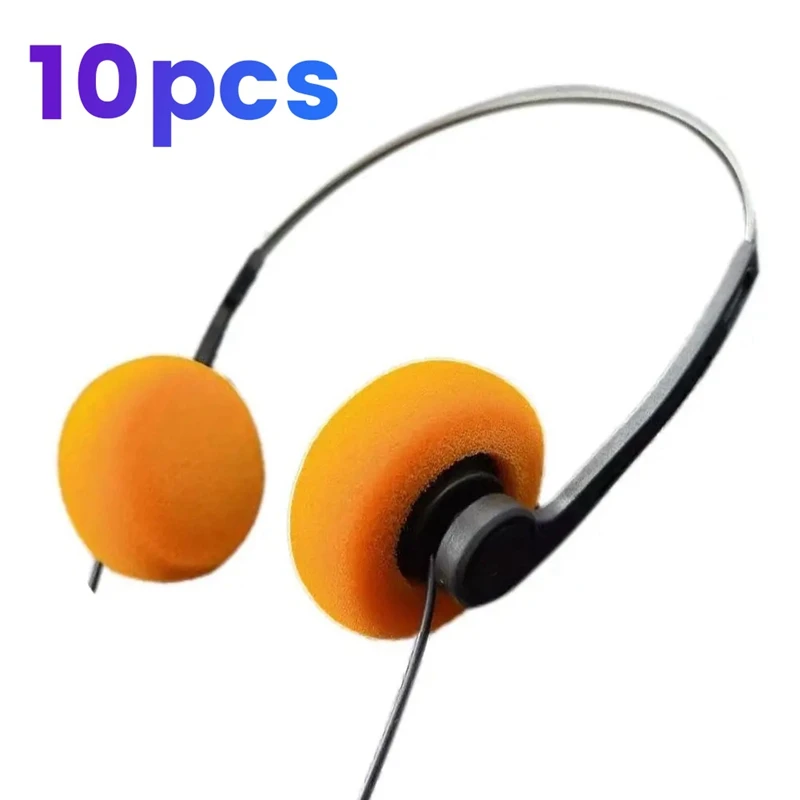 10Pcs Headphones 3.5Mm Single Plug Double Plug Multi-Function Convenient Practical Aviation Headset