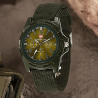 Fashion Watch Men Casual Nylon Woven Band Quartz Watch Man Military Sport Men's Watch Male Clock reloj hombre relogio masculino