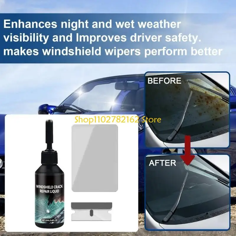 547B Vehicle Windshield Damage Restoration Prevents Cracking Extends Glass Life